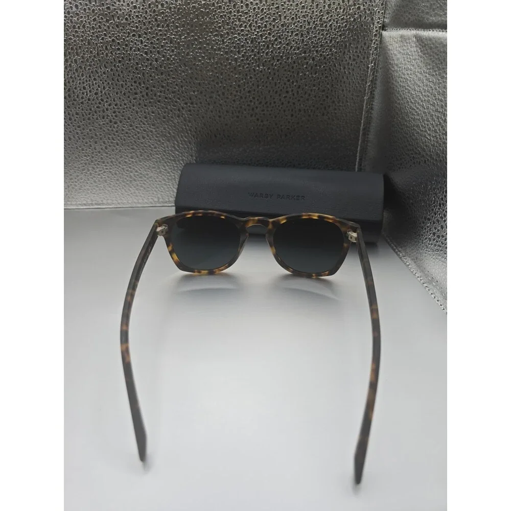 Warby Parker Topper M 939 Hazlenut Tortoise Sunglass, Green Demo Lens 48-21-142